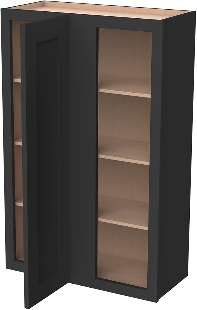 Solid Hardwood Wall Blind Corner Cabinets, Adjustable Shelves, Soft-Close Doors - Image 4
