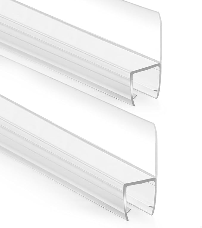 Bathroom Shower Door Seal Strip, PVC Transparent Shower Door Seal Strip by Unknown