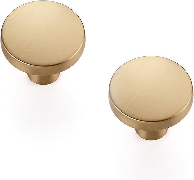 Ravinte 5 Pack Drawer Pulls 1-1/4 Inch Kitchen Cabinet Knobs Solid Round - Image 8