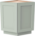 Corner Cabinet for Kitchen Bathroom, Solid Wood Frame by HCIOANHomecabinetseries