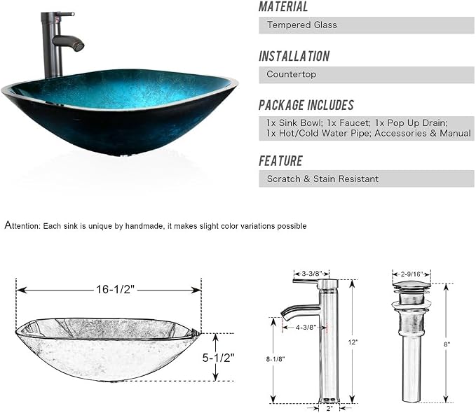 eclife 48" Modern Bathroom Vanity Sink Combo Freestanding Cabinet - Image 2