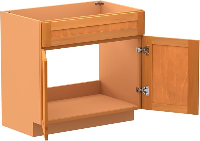 KitchenMan 36 Inch Bathroom Vanity Unassembled Bathroom Sink Cabinet and Vanity - Image 8