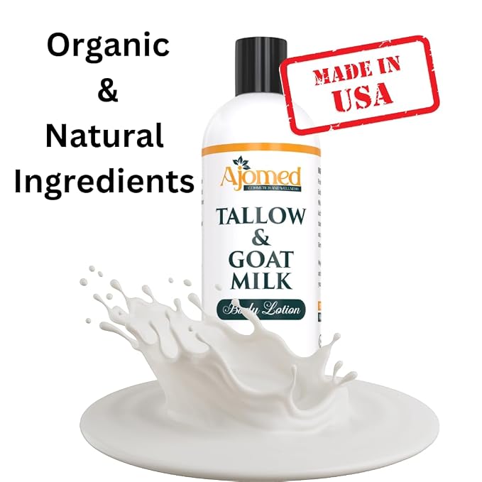 Tallow & Goat Milk Body Lotion for Sensitive Skin, Organic moisturizing Lotion - Image 5