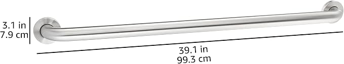 Amazon Basics Bathroom Handicap Safety Grab Bar, 36 Inch Length, 1.5 Inch - Image 6