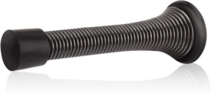 HOMOTEK 40 Pack Oil Rubbed Bronze Spring Door Stops, 3-1/8” Heavy Duty Door Stop by HOMOTEK