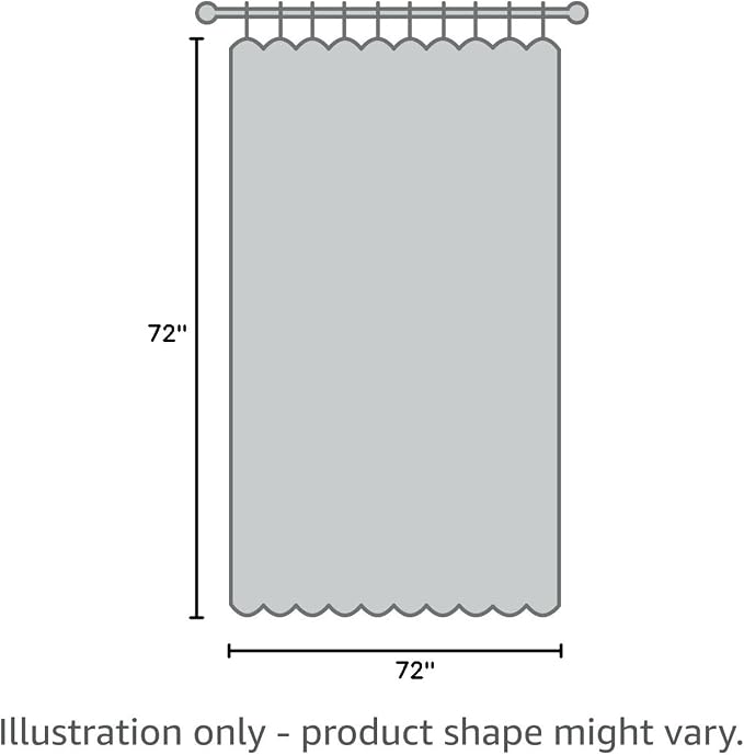 Narrow Size Clear Plastic Shower Curtain Liner, 54x72 Inch Thin Lightweight - Image 8