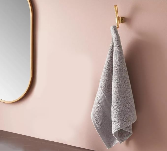 Delara 100% Organic Cotton Towels 650 GSM Plush Feather Touch Quick Dry Wash - Image 5