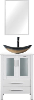eclife 24" Modern Bathroom Vanity Sink Combo Freestanding Cabinet by eclife