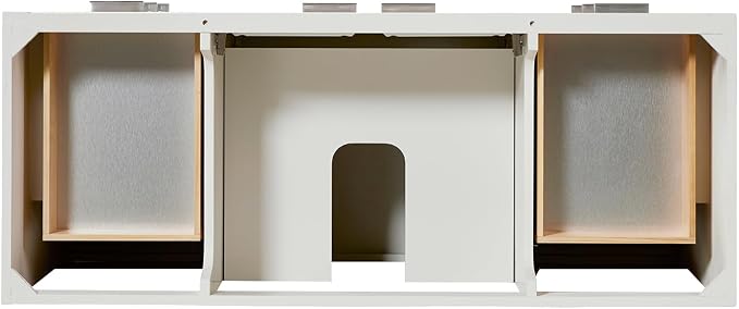 ARIEL Milan 54 Inch Single Sink Base Cabinet in Warm White - Image 10