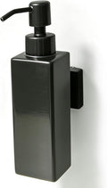 Black Soap Dispenser, Wall-Mounted 304 Stainless Steel Liquid Soap Dispenser by Unknown