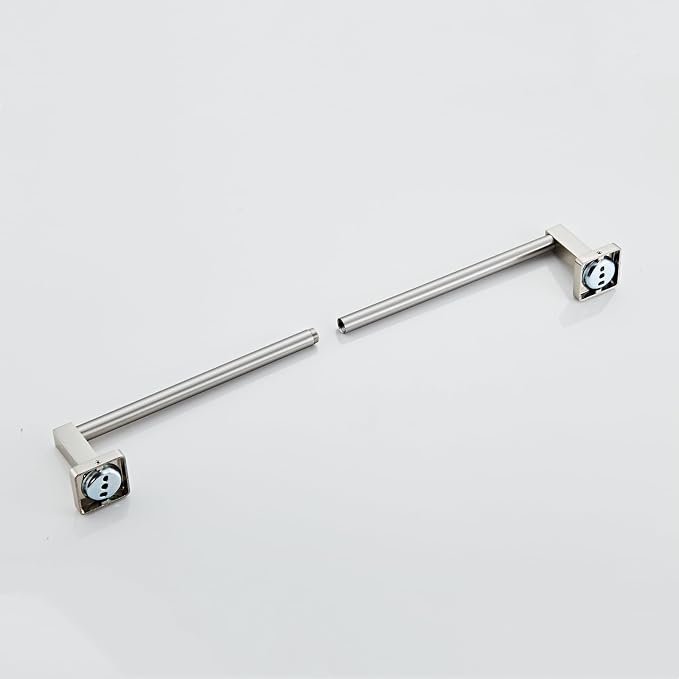 Bathroom Wall Mounted Towel Rack, 18 Inch Brushed Nickel Towel Bar - Image 4