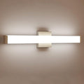Bathroom Vanity Light Brushed Nickel Square LED 24 inch 14W 4000K Natural White by Enjoyyourhealthylife