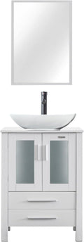 eclife 24" Modern Bathroom Vanity Sink Combo Freestanding Cabinet by eclife