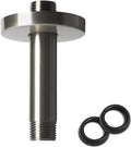 4 Inch Shower Arm with Flange, Ceiling Mounted Shower Head Extension Arm by BSTIIU