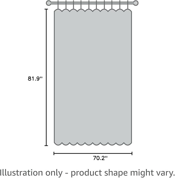 UFRIDAY Clear Extra Long Shower Curtain Liner 72 x 84 inches, Heavy Duty - Image 7