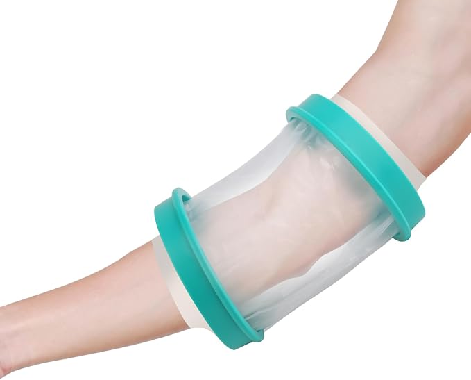 Cast Covers for Shower PICC Line Soft Green Adult，Waterproof Cast Cover/Bag - Image 2