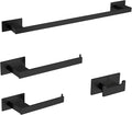 4-Pieces Bathroom Hardware Accessories Set, Towel Rack Towel Bar Toilet Paper by Nxxcli