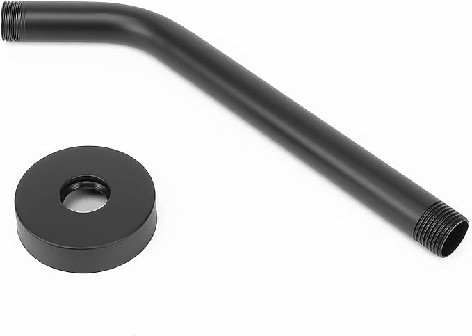 HarJue Shower Arm with Flange and Teflon Tape, Wall Mounted Shower Pipe 304 - Image 7