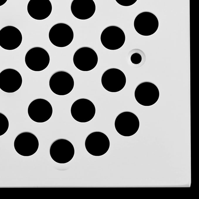 Square 4-1/4 Inch Screw-in Shower Drain Cover Replacement Square Floor Drainer - Image 5