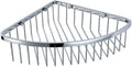 Corner Shower Caddy, Chrome Corner Shower Basket, Wall Mounted Bathroom Soap by SANLIV
