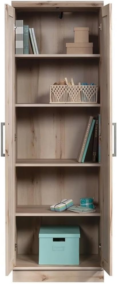 Sauder HomePlus Two Door Storage Cabinet/Pantry Cabinet, Pacific Maple Finish - Image 4