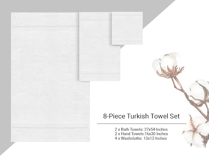 Towel Bazaar Premium Cotton Super Soft and Absorbent Turkish Towels - Image 6
