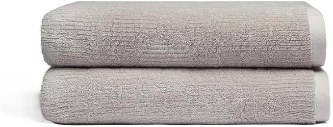 Cozy Earth Ribbed Bath Towel Set by CozyEarth