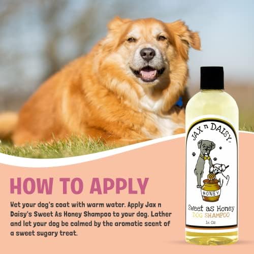 Jax n Daisy Honey Shampoo for Dogs Dog Shampoo for All Kinds of Breed Puppy w - Image 7