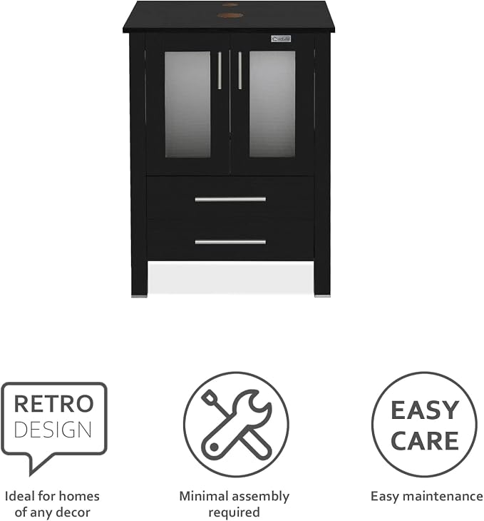 eclife 48" Modern Bathroom Vanity Sink Combo Freestanding Cabinet - Image 4