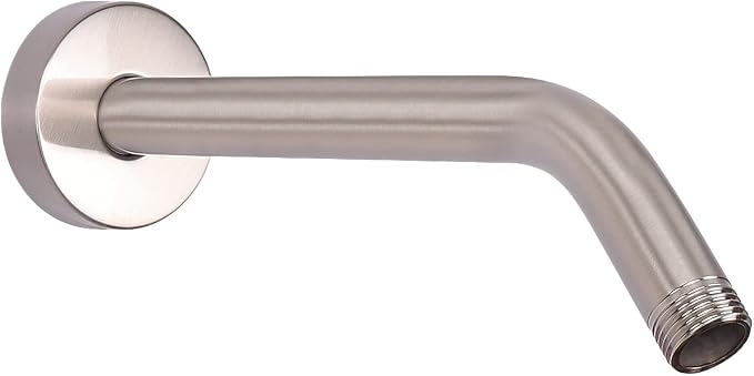 HarJue Shower Arm with Flange and Teflon Tape, Wall Mounted Shower Pipe 304 by HOME