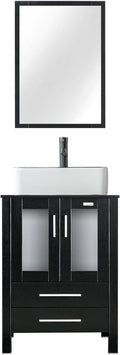 eclife 24" Modern Bathroom Vanity Sink Combo Freestanding Cabinet by eclife