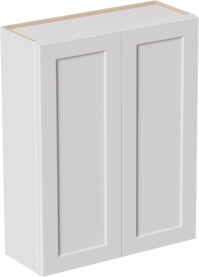 33 Inch Laundry Room Cabinets Wall Mounted, Solid Wood Over The Toilet Storage by Mkosoll