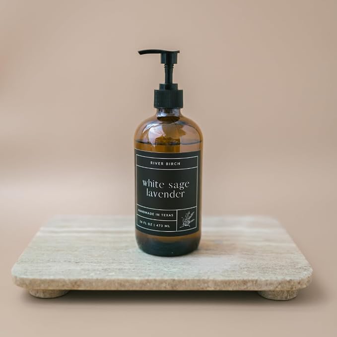 River Birch White Sage Lavender Scented Natural Hand Soap -Handmade Soap - Image 6
