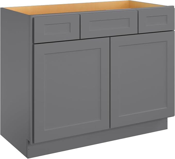 ROOMTEC Bathroom Cabinet, Soft-Close Drawer Slides Morden Bathroom Sink Vanity by ROOMTEC