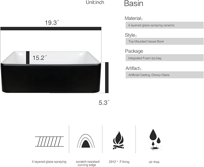 24 Inch White Bathroom Vanity - Image 5