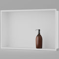 Achelous Stainless Steel Insert Shower Niche 18" X 12" NO Tile Needed, Recessed by Achelous