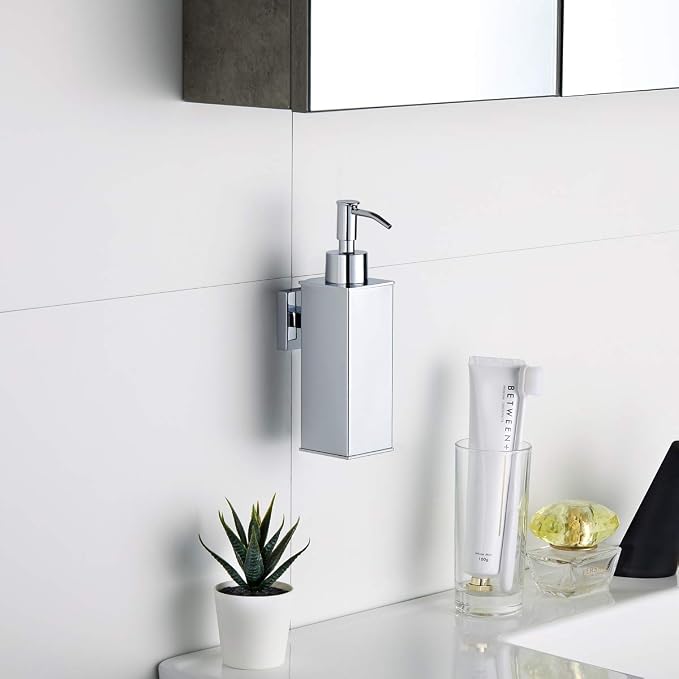 BGL Hand Soap Dispenser Stainless Steel 304 Wall Mount Chrome Soap Dispenser - Image 3