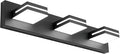 SineRise LED Modern Bathroom Vanity Light Fixtures, Matte Black Modern Acrylic by SINERISELIGHTING
