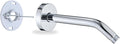 8 Inch Shower Arm with Flange and Stabilizer Bracket, Wall Mounted Shower Pipe by RAINREVIVE