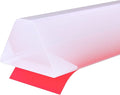 39 Inch Collapsible Shower Water Dam, Shower Threshold Water Dam Shower Barrier by Risunpet