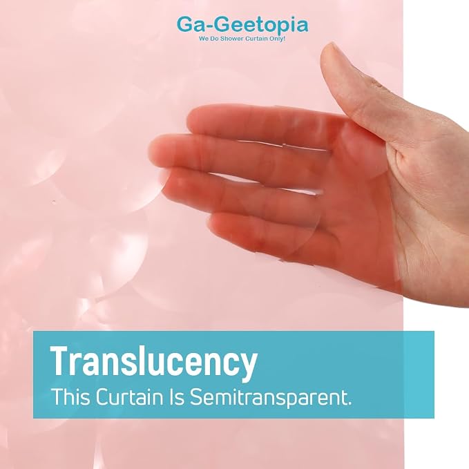 Ga-Geetopia EVA 3D Coral Pearl Water Cube Plastic Shower Curtain Liner - Image 7