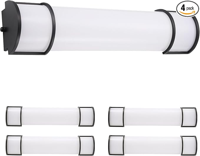 ASD LED 24" Vanity Flush Mount Light Fixture, Linear Bathroom Lighting Bar | by ASDLightingCorporation