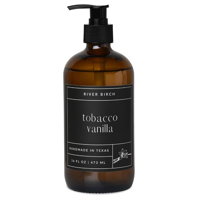 River Birch Tobacco Vanilla Scented Natural Hand Soap by RiverBirch