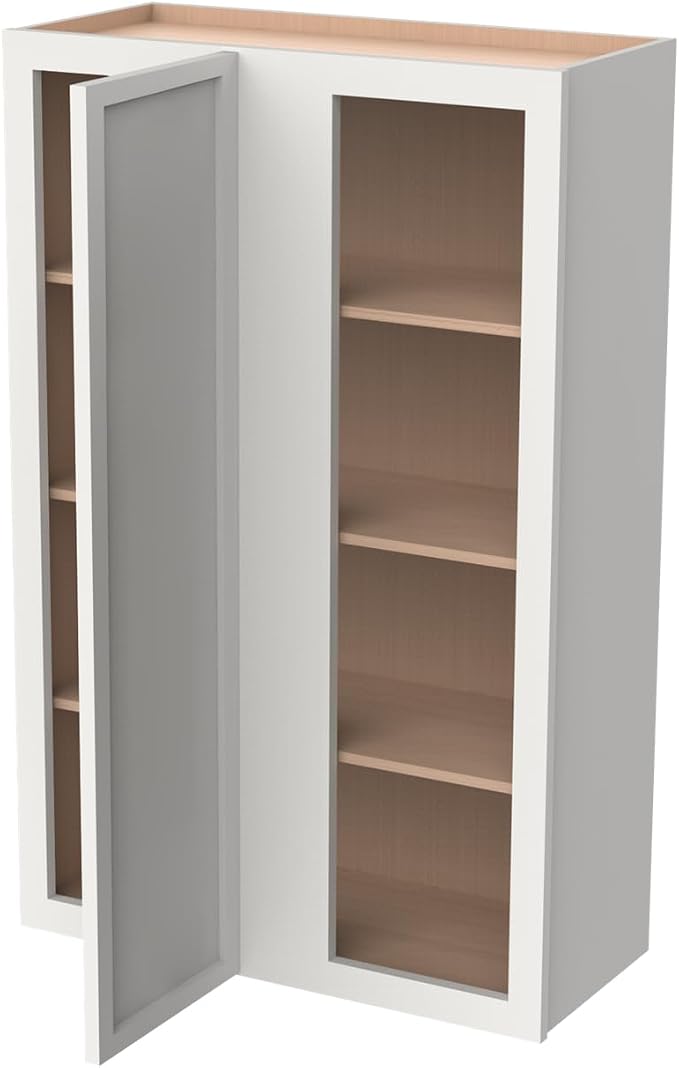 Solid Hardwood Wall Blind Corner Cabinets, Adjustable Shelves, Soft-Close Doors - Image 4