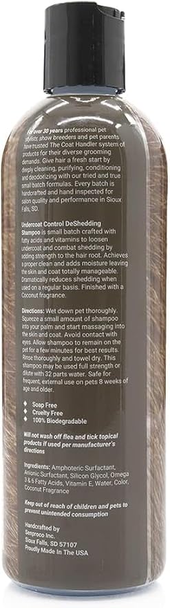 Undercoat Control deShedding Dog Shampoo, 16 oz - Image 2