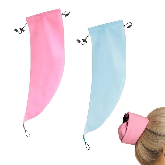 Waterproof Hair Sleeve for Long Hair, Crown Washing Shower Cap Ponytail by Unknown