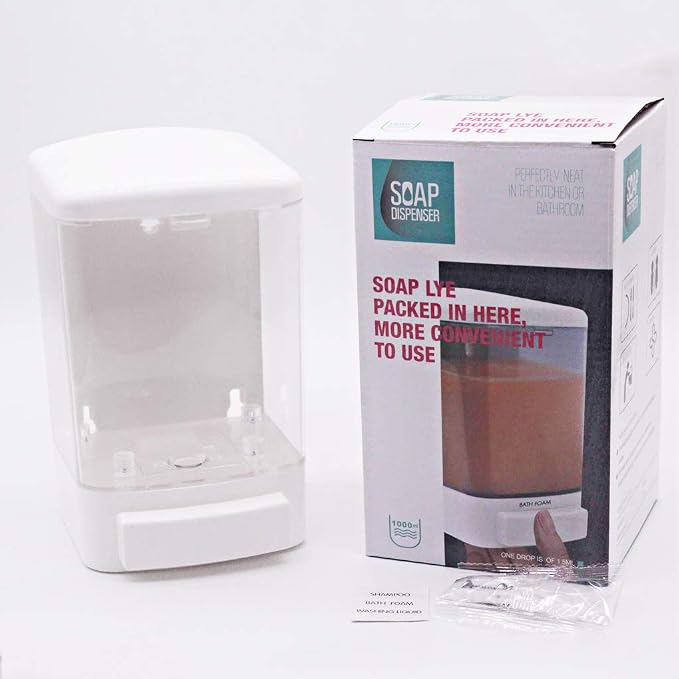 Evhome Manual Soap Dispenser Wall Mount Hand Sanitizer Dispenser 33.8oz - Image 6