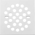 RRAJJ Square Improve 4-1/4 Inch Screw-in Shower Floor Drain Grate Strainer by RRAJJ