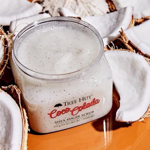Tree Hut Coco Colada Shea Sugar Scrub, 18 oz, Ultra Hydrating and Exfoliating - Image 4