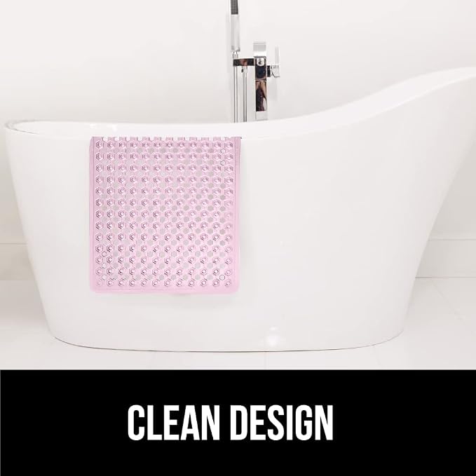 GORILLA GRIP Patented Bath Tub Shower Mat, Machine Washable Bathtub Floor Liner - Image 7